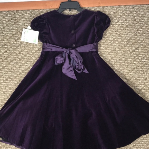Bonnie Jean Purple Girls Dress - Picture 4 of 8